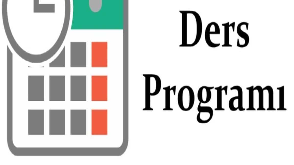 13 Ekimden itibaren kullanılacak ders programı